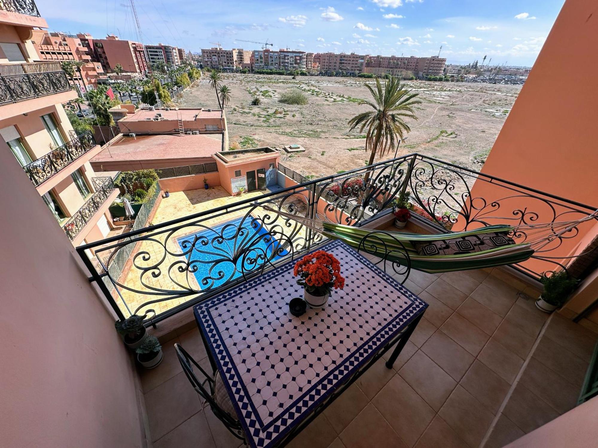 Majorelle House Vicino Ai Giardini Vista Splendida Apartment Marrakesh Exterior photo