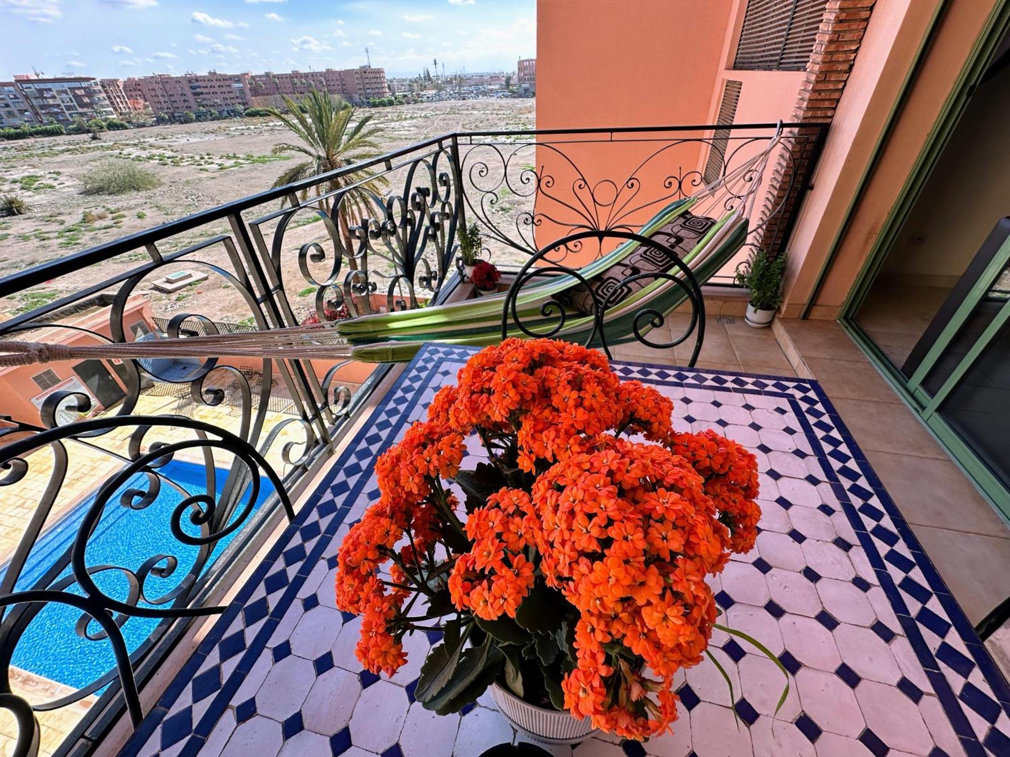 Majorelle House Vicino Ai Giardini Vista Splendida Apartment Marrakesh Exterior photo